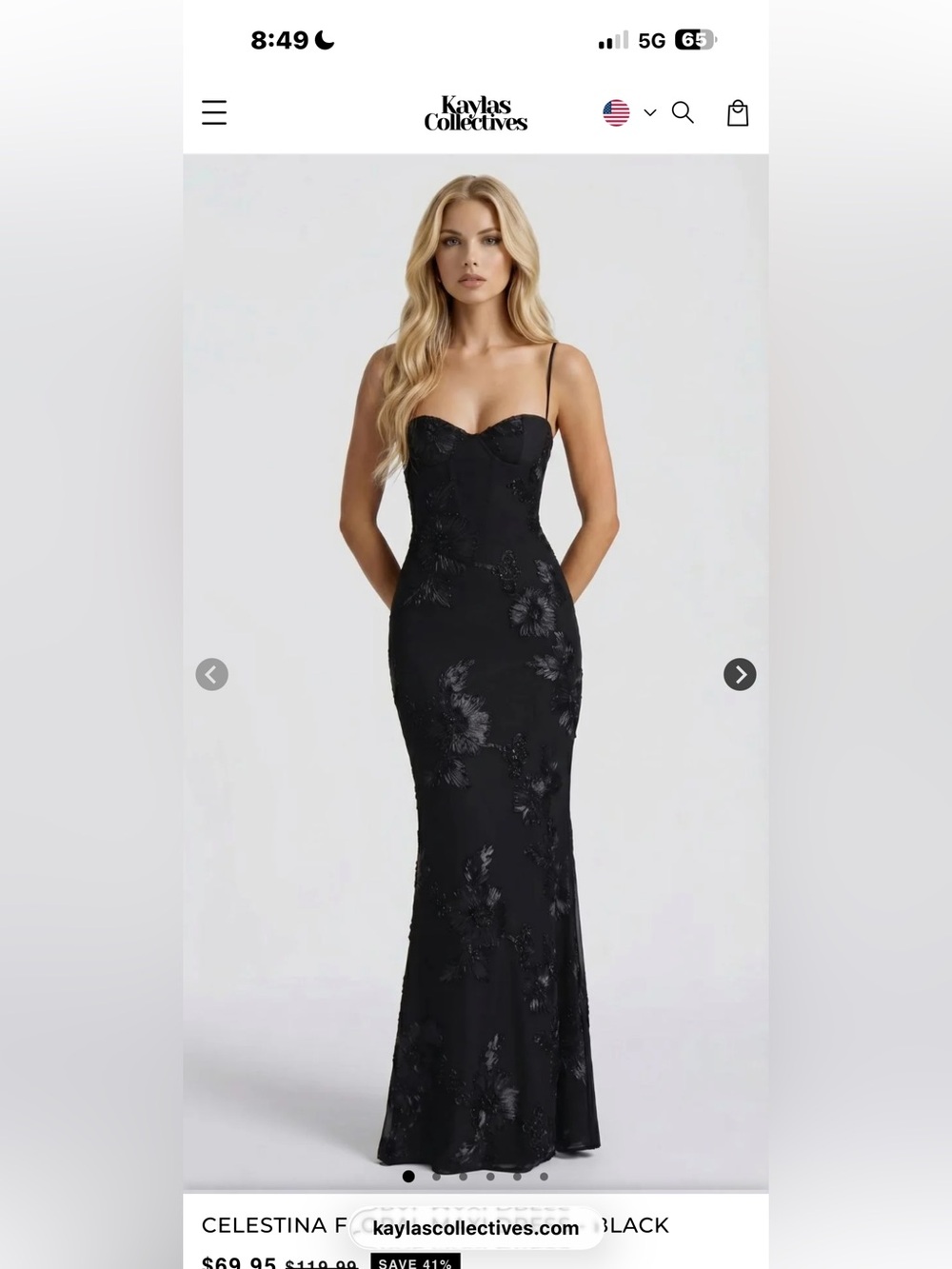 Floral maxi dress